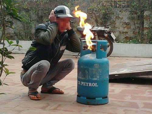 Phương pháp xử lý bình gas bị cháy an toàn